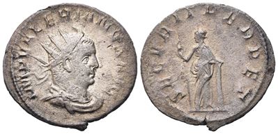 Valerian i (253-260), Antoninianus, Colonia Agrippinensis, 257-258; Ar (3,10 G; 22,2 MM; 12 H)