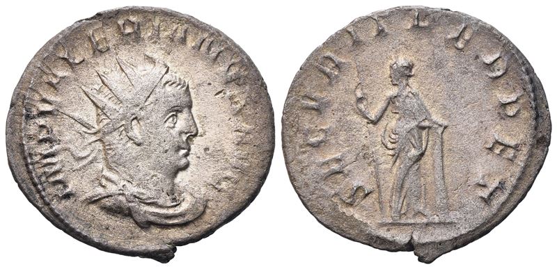 Valerian i (253-260), Antoninianus, Colonia Agrippinensis, 257-258; Ar (3,10 G; 22,2 MM; 12 H)