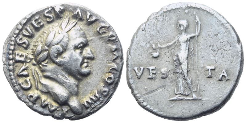 Vespasian (69-79), Denarius, Rome, 72-73; Ar (3 G; 17,6 MM; 7 H)
