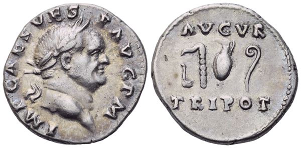 Vespasian (69-79), Denarius, Rome, 70-71; AR (3,52 g; 17,5 mm; 6 h)
