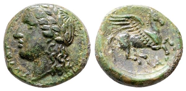 Sicily, Syracuse. Agathokles (317-289 BC). Æ (14 mm, 2.11 g).