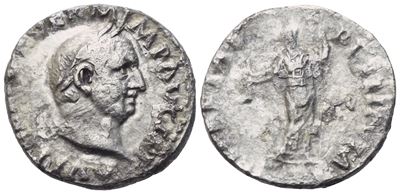 Vitellius (69 d.C.), Denario romano, AR
