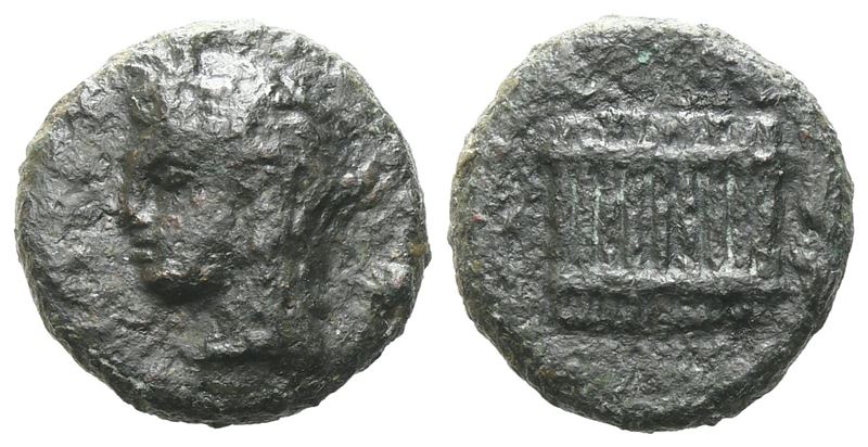 Sicily, Syracuse, C. 344-336 Bc. Æ (13 MM, 2.38 G).