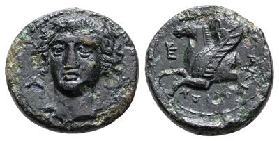 Sicily, Syracuse, 344-317 Bc. Æ (15 MM, 2.43 G).