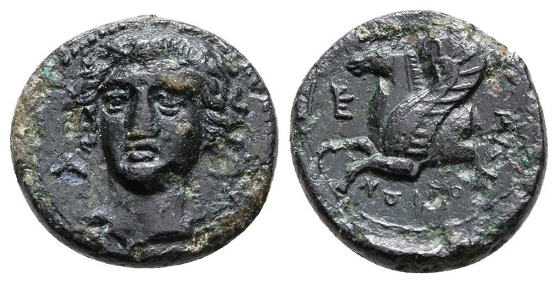 Sicily, Syracuse, 344-317 Bc. Æ (15 MM, 2.43 G).