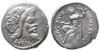 C. Vibius Pansa Caetronianus, Denarius, 48 Bc; Ar (3,87 G; 18 MM; 5 H)