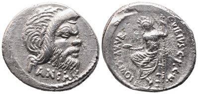 C. Vibius Pansa Caetronianus, Denarius, Rome, 48 Bc; Ar (3,99 G; 19,6 MM; 4 H)