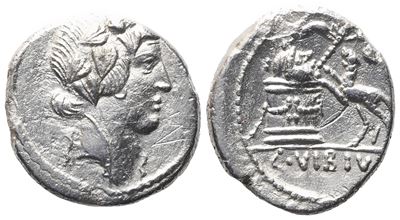 C. Vibius Varus, Denarius, 42 Bc; Ar (3,48 G; 17 MM; 9 H)