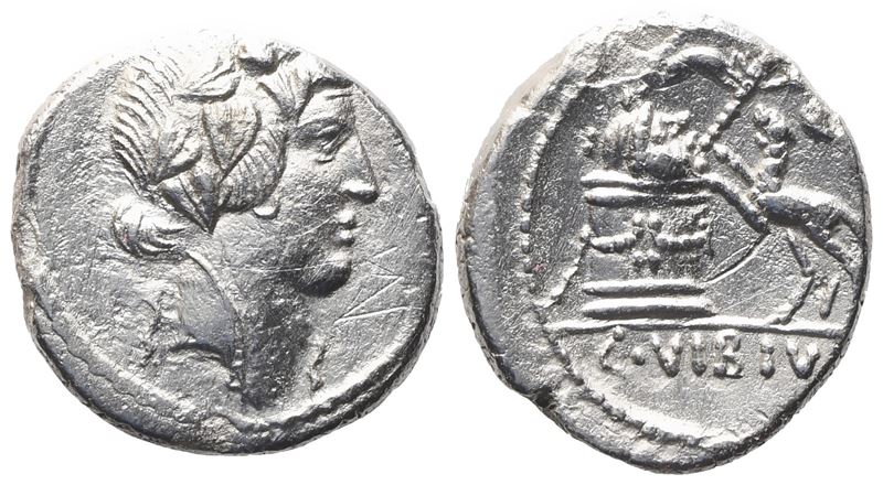 C. Vibius Varus, Denarius, 42 Bc; Ar (3,48 G; 17 MM; 9 H)