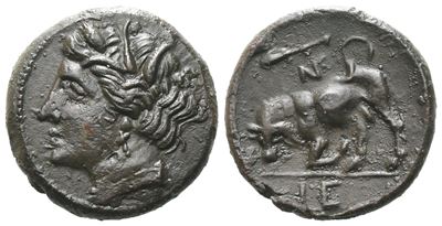Sicily, Syracuse. Hieron II (275-215 Bc). Æ (17 MM, 4.35 G).