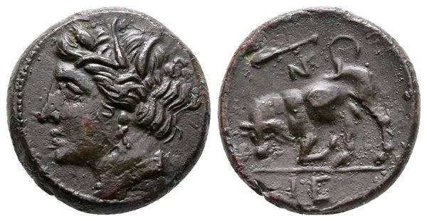 Sicily, Syracuse. Hieron II (275-215 BC). Æ (17 mm, 4.35 g).