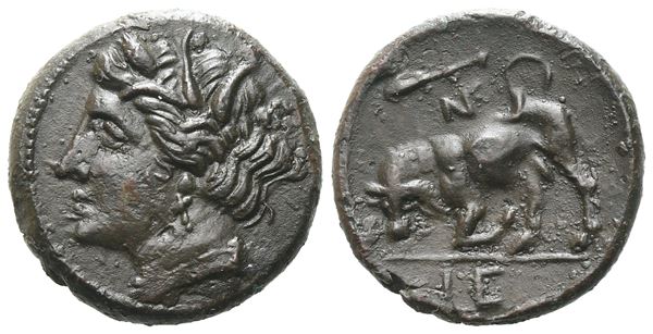 Sicily, Syracuse. Hieron II (275-215 BC). Æ (17 mm, 4.35 g).