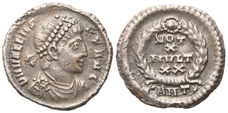 Valens (364-378), Siliqua, Antioch, 367-375; Ar (2,64 G; 18,7 MM; 5 H)