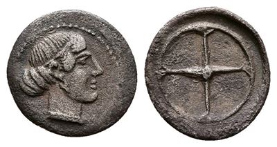Sicily, Syracuse, C. 478-475 Bc. Ar Obol (11 MM, 0.34 G).