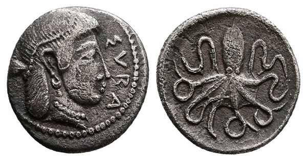 Sicily, Syracuse, c. 466-460 BC. AR Litra (11 mm, 0.66 g).