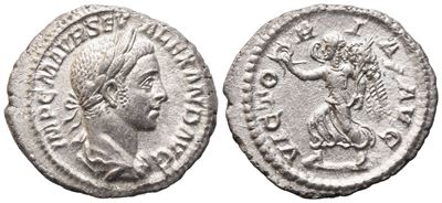 Severus Alexander (222-235), Denarius, Rome, 225; Ar (3,05 G; 20,2 MM; 6 H)