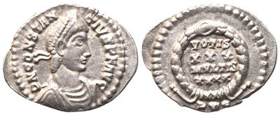 Constantius II, Siliqua di Lugdunum (360–361), argento