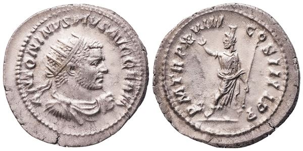 Caracalla (198-217), Antoninianus, Rome, 215; AR (4,94 g; 24,1 mm; 1 h)