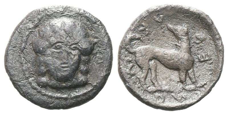 Sicily, Eryx, c. 460-450 BC. AR Litra (11 mm, 0.84 g).