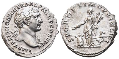 Trajan (98-117), Denarius, Rome, 106-107; Ar (3,36 G; 18 MM; 7 H)