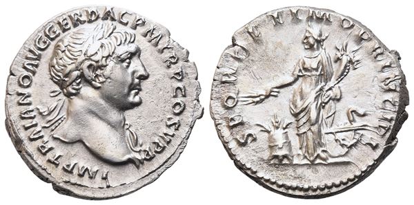 Trajan (98-117), Denarius, Rome, 106-107; AR (3,36 g; 18 mm; 7 h)