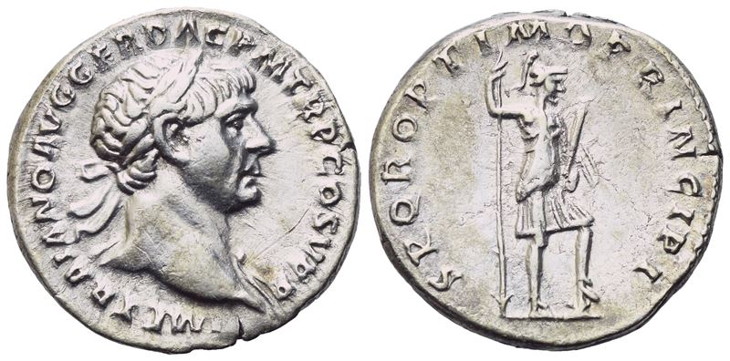 Trajan (98-117), Denarius, Rome, C. 104-107; Ar (3,22 G; 17,5 MM; 6 H)