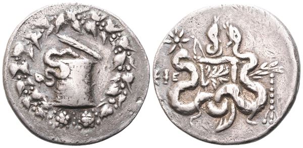 Ionia, Ephesos, c. 180-67 BC. AR Cistophoric Tetradrachm (28 mm, 12.56 g).