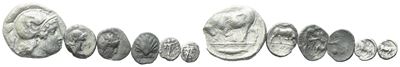 Lot Of 6 Coins To Be Catalogued. Lot Sold As Is, No Returns.