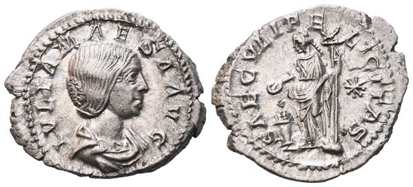 Julia Maesa (218-224), Denarius, Rome, 220-222; AR (3,16 g; 21 mm; 6 h)