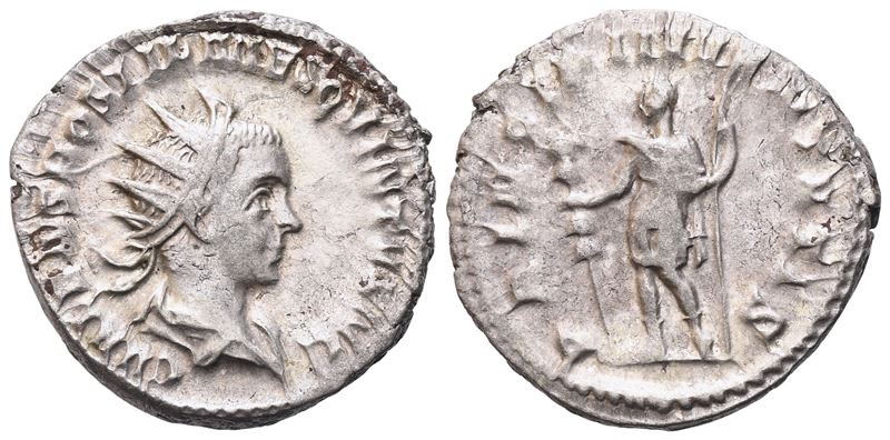 Hostilian (251), Antoninianus, Rome, 251; Ar (3,83 G; 21 MM; 12 H)