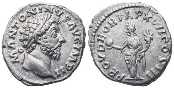 Marcus Aurelius (161-180), Denarius, Rome, 161; AR (3,44 g; 18 mm; 12 h)