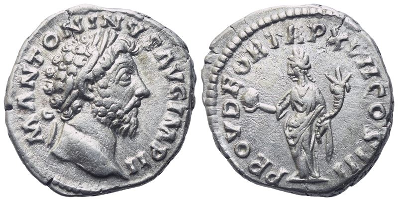 Marcus Aurelius (161-180), Denarius, Rome, 161; Ar (3,44 G; 18 MM; 12 H)