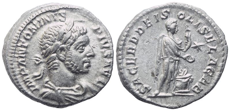 Elagabal (220-222), Denarius, Rome, 221-222; Ar (3,66 G; 18,5 MM; 12 H)