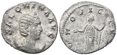 Salonina Augusta (254-268), Antoninianus, Rome, 254-257; Bi (2,30 G; 19,6 MM; 12 H)