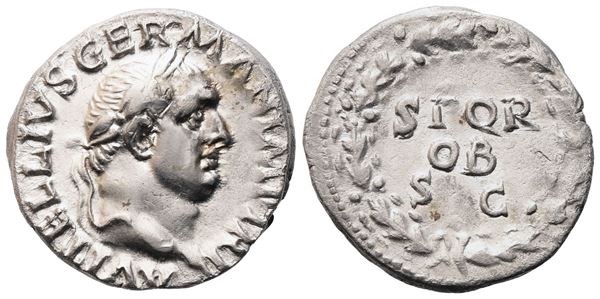 Vitellius (69), Denarius, Rome, late April – 20th December 69; AR (3,30 g; 17,8 mm; 6 h)