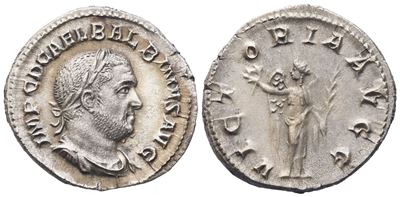 Balbinus, Denario imperiale (Roma), circa aprile–giugno 238 d.C., AR