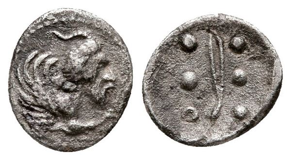 Sicily, Himera, c. 425-409 BC. AR Hemilitron - Hexonkion (9 mm, 0.41 g).