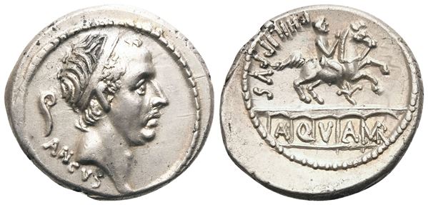 L. Marcius Philippus, Denarius, Rome, 57 BC; AR (3,90 g; 18,6 mm; 7 h)