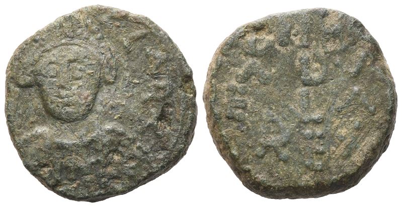 Baduila (541-552), Decanummium, Rome Mint; Ae (6,02 G; 16,5 MM; 6 H)