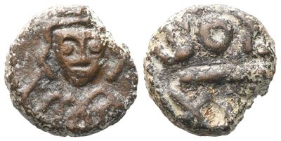 Constantine IV (668-685); 20 Nummi; Rome Mint; Ae (2,81 G; 12,6 MM; 12 H)