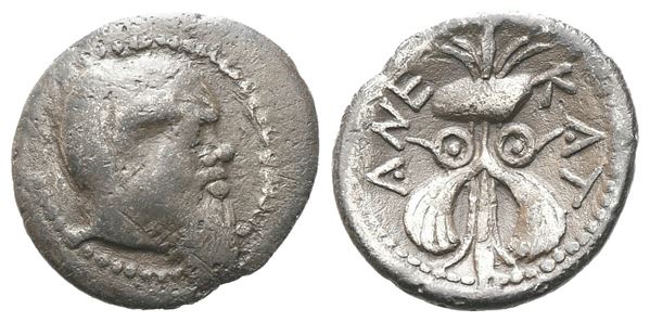 Sicily, Katane, c. 461-450 BC. AR Litra (12 mm, 0.85 g).  - Auction GREEK & ROMAN PROVINCIAL COINS AND NUMISMATIC LITERATURE Including a wide selection of Alexandrian Coins from the Dattari Collection - Bertolami Fine Art - Prague