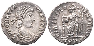 Gratian, Siliqua (Treveri), AR