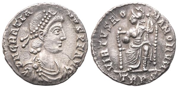 Gratian (367-383), Siliqua, Treveri, 378-383; AR (1,90 g; 16,8 mm; 6 h)