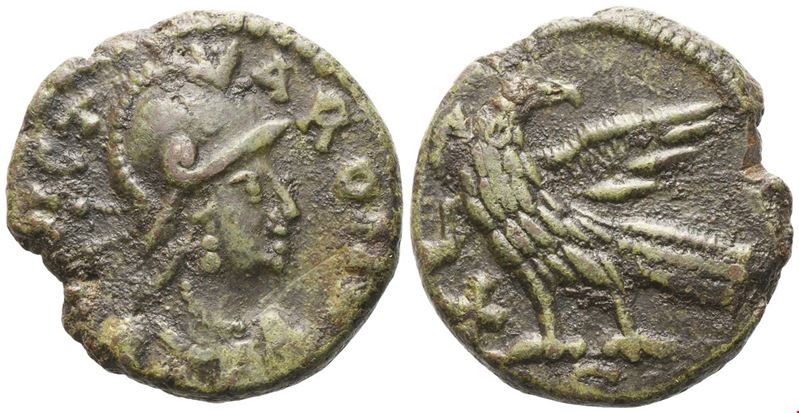 Ostrogoti (municipal coinage), 40 nummi, Roma, Æ