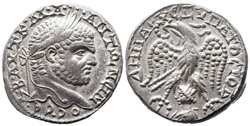 Caracalla (198-217). Seleucis And Pieria, Emesa. Ar Tetradrachm