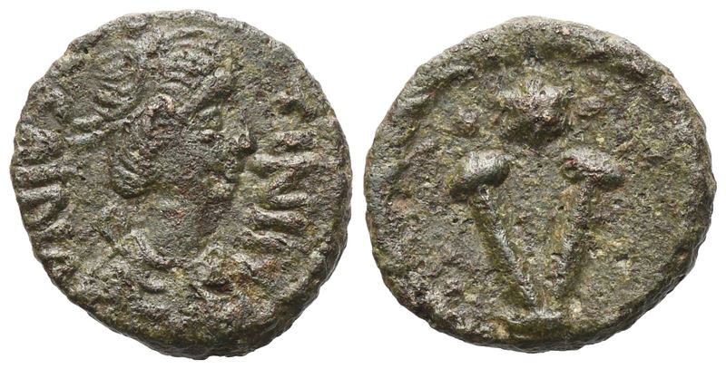 Justinian i (527-565), Pentanummium, Uncertain Italian Mint; Æ (0,96 G; 12 MM; 10 H)