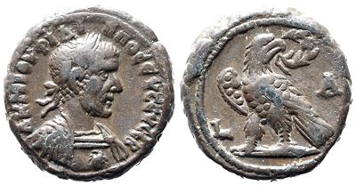 Philip i (244-249). Egypt, Alexandria. Bi Tetradrachm