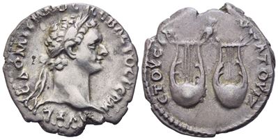 Domitian (81-96), The Lycian League, Drachm, Rome (?), 95; Ar (3,16 G; 19,3 MM; 7 H)