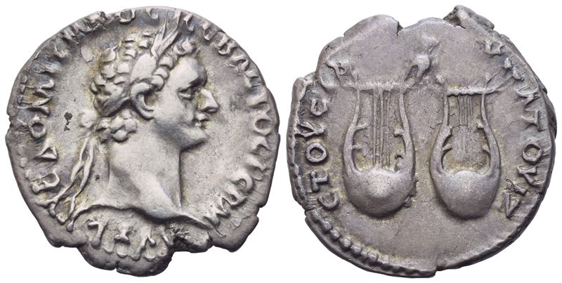 Domitian (81-96), The Lycian League, Drachm, Rome (?), 95; Ar (3,16 G; 19,3 MM; 7 H)