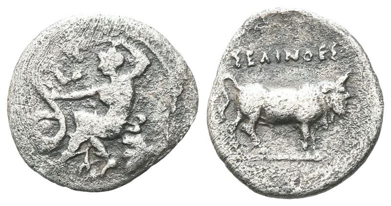 Sicily, Selinos, C. 417-409 Bc. Ar Litra (11 MM, 0.63 G).